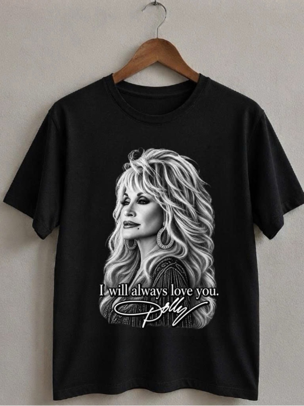 Black Gildan Women’s Shirt Dolly Parton Graphic Tee
